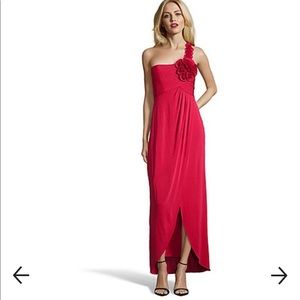 BCBGMAXAZRIA Elysa Red Gown